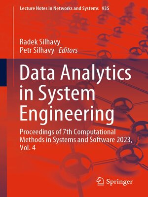cover image of Data Analytics in System Engineering